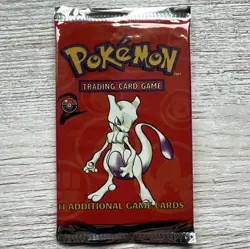 Wizards of the Coast Pokemon TCG Base Set 2 Mewtwo Booster Pack 11 Cards EN - Image 1