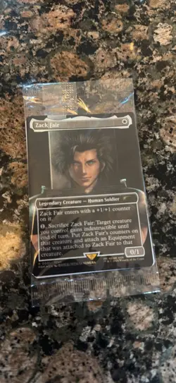 ZACK FAIR PROMO Card - Magic the Gathering - NEW & SEALED - Image 1