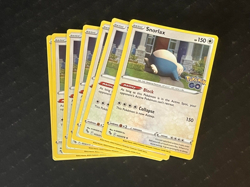(7) SNORLAX POKEMON GO TCG HOLO CARD LOT 055/078 - Image 1
