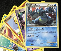 Vintage Pokemon Card Lot - 2006 EX Legend Maker & 2010 HGSS - 9 Card Collection - Image 1