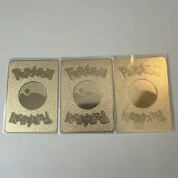 3 PCs Charizard HP310 Gold Metal Pokemon Card-Collectible Gift Display Set - Image 5