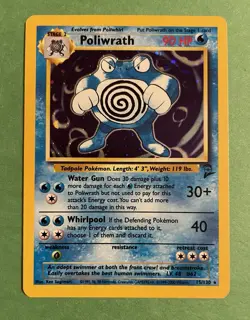 Poliwrath #15/130 Holo, Mint/Excellent Condition! Pokemon Card - Image 1
