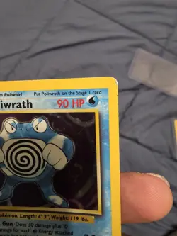 Pokemon Poliwrath Base Set Holo Card 13/102 Unlimited Rare LP-MP - Image 4