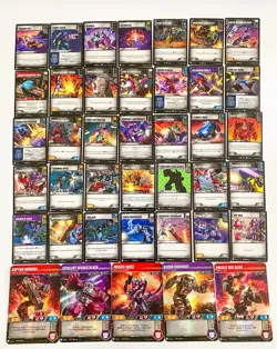 Captain Ironhide (Rare) And 39 Other Cards NM Unplayed Transformers TCG Lot - Image 2