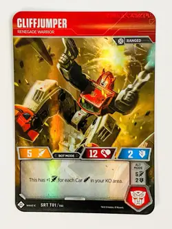 Cliffjumper (Super Rare) & 39 Other Cards Transformers TCG Lot NM Unplayed - Image 1