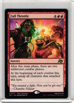 Full Throttle NM #127 Aetherdrift MTG - Image 1