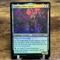 Commander Masters #357 Taigam, Sidisi's Hand Magic The Gathering MTG Foil - Image 1