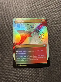 MTG Magic the Gathering Terminate (389/686) Double Masters 2022 LP FOIL - Image 1