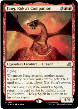 Fang, Roku's Companion (Foil) 0115 Avatar: The Last Airbender TLE Eternal-Legal - Image 1