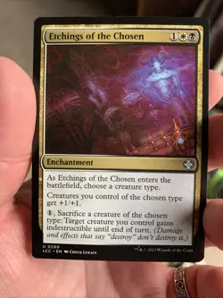 Mtg - Etchings Of The Chosen - Image 1