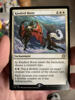 MTG Magic The Gathering Kindred Boon - Image 1