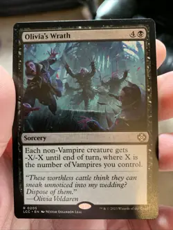 MTG - Olivia's Wrath - Lost Caverns of Ixalan Commander - Image 1