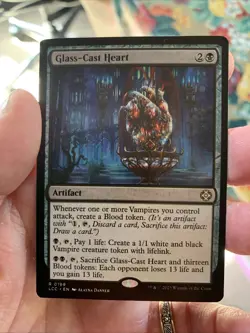 Glass-Cast Heart ~ Commander: Lost Caverns of Ixalan [ NM ] [ Magic MTG ] - Image 1