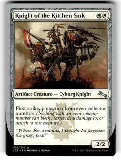 Knight of the Kitchen Sink (D) Unstable Regular MTG - Image 1