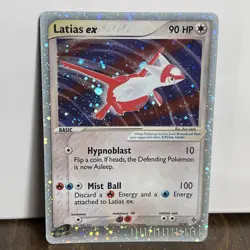 Latias ex 93/97 2003 EX Dragon Pokemon TCG Nintendo Holo With Swirl LP+ - Image 1