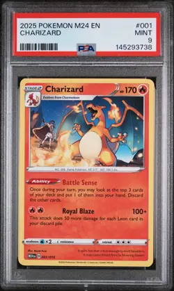 Charizard 001 M24 En-mcdonald's Collection Pokemon PSA 9 - Image 1