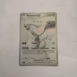 Carte Pokemon Reshiram Ex BWR WHT 173/086 FR Flamme Blanche Neuf - Image 1