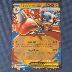 Mega Lucario ex 077/132 - Mega Evolution - Double Rare Holo Pokemon Card - NM - Image 1