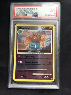 Pokemon Cards: Legends Awakened Reverse Holo: Gloom 97/146 PSA 9 - Image 2