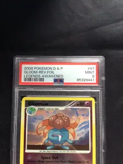 Pokemon Cards: Legends Awakened Reverse Holo: Gloom 97/146 PSA 9 - Image 3