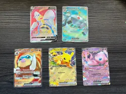 Pokemon TCG Holo EX Bundle With Pikachu And Mew - Image 1
