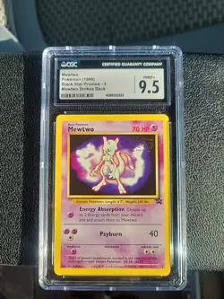 Pokemon Promo Mewtwo Black Star Promo CGC 9.5 (0335) #3 - Image 1