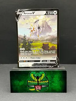 2022 Sword & Shield Arceus V Holo Black Star Promo FA #SWSH204 - Image 1