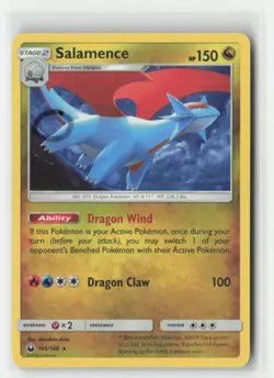 Salamence 106/168 Cosmos Holo Promo Pokemon Near Mint Fart Swirl - Image 1