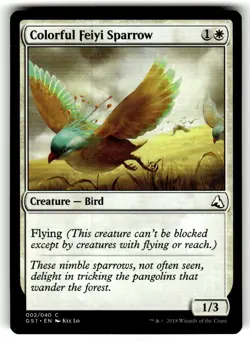 MTG NM Colorful Feiyi Sparrow Global Series Jiang Yanggu & Mu Yanling Regular - Image 1