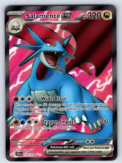 Salamence ex 177/159 Ultra Rare Journey Together Pokemon Holo Near Mint - Image 1