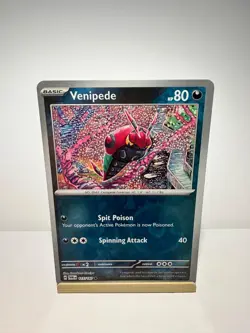 Venipede 115/167 Common Twilight Masquerade Pokemon Reverse Holo Near Mint - Image 1