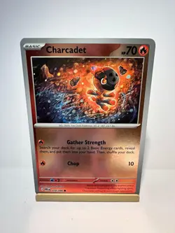 Charcadet 019/094 Common Phantasmal Flames Pokemon Reverse Holo Near Mint - Image 1