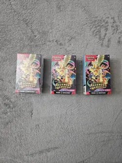 Pokemon Mega Evolution ASCENDED HEROES BOOSTER BUNDLE x3 Factory Sealed see pics - Image 1