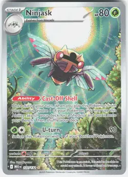 Ninjask 137/132 Illustration Rare Mega Evolution Pokemon Near Mint - Image 1