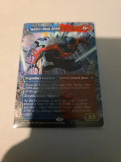 Spider-Man 2099 Borderless 0216 MTG SPM Nm/M Ships Next Day - Image 1