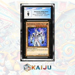 Yu-Gi-Oh! Elemental HERO Neos 2021 MGED-EN004 Prem Gold Rare 1st Ed. CGC 9 - Image 1