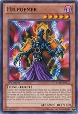 Helpoemer LCJW-EN116 Legendary 4: Joey's World Yu-Gi-Oh 1st Edition NM/M - Image 1