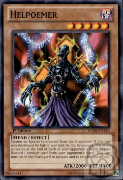 Helpoemer LCJW-EN116 Legendary 4: Joey's World Yu-Gi-Oh 1st Edition NM/M - Image 2
