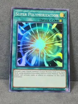 Yugioh Super Polymerization OP09-EN009 Super Rare Unl Ed VLP - Image 1