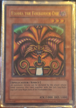 Konami Exodia the Forbidden One LOB-E101 Ultra Rare Foil Effect 1000/1000 - Image 1