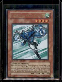 ELEMENTAL HERO STRATOS ULTRA RARE JUMP-EN012 LIMITED EDITION YUGIOH - HP #2 - Image 1