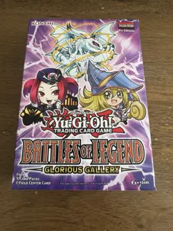 Yu-Gi-Oh! Battles of Legend Glorious Gallery 1st Edition 4 pack box sealed - Image 1