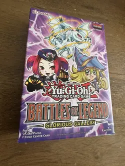 Yu-Gi-Oh! Battles of Legend Glorious Gallery 1st Edition 4 pack box sealed - Image 2