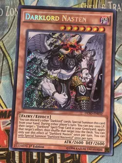 Yu-Gi-Oh! Darklord Nasten DESO-EN032 Secret Rare 1st Ed Nm - Image 1