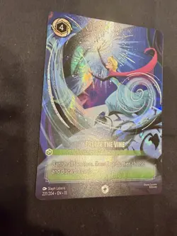 Disney Lorcana Freeze the Vine 231/204 Enchanted Winterspell NM - Image 2