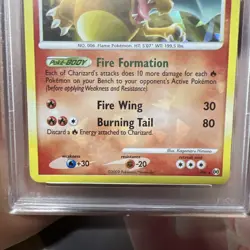 2009 POKEMON PLATINUM ARCEUS 1/99 CHARIZARD CRACKED ICE PSA 8 Holo Bleed🔥 - Image 3