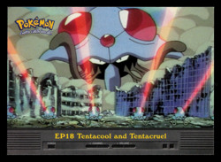 LP - Pokemon Topps Tentacool and Tentacruel #EP18 TV Animation Edition - Image 1