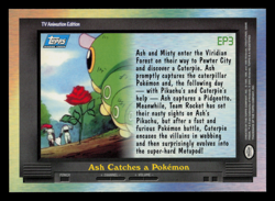 NM - Pokemon Topps Ash Catches a Pokemon #EP3 TV Animation Edition - Image 2