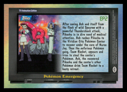 LP - Pokemon Topps Pokemon Emergency #EP2 TV Animation Edition - Image 2
