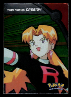 MP - Pokemon Topps Team Rocket: Cassidy #HV5 TV Animation Edition Smooth Foil - Image 1